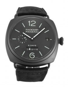 PANERAI RADIOMIR AUTOMATIC PAM00384 BLACK BATON DIAL