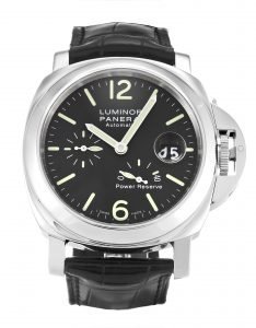 PANERAI LUMINOR POWER RESERVE PAM00090 BLACK BATON DIAL AUTOMATIC