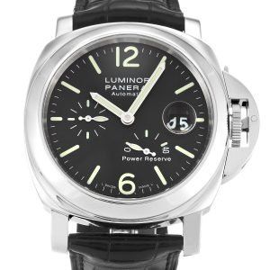 PANERAI LUMINOR POWER RESERVE PAM00090 BLACK BATON DIAL AUTOMATIC