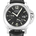 PANERAI LUMINOR POWER RESERVE PAM00090 BLACK BATON DIAL AUTOMATIC
