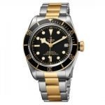 Replica Tudor Heritage Black Bay Steel And Yellow Gold Watch 79733N