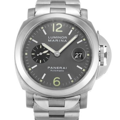 PANERAI LUMINOR MARINA PAM00091 BLACK BATON DIAL AUTOMATIC