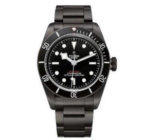 Replica Tudor Heritage Black Bay Dark 41 mm PVD Steel Case Steel Bracelet Watch 79230DK