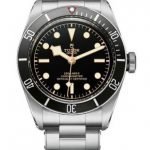 Replica Tudor Heritage Black Bay Matt Black Disc Steel Strap Watch 79230N-02