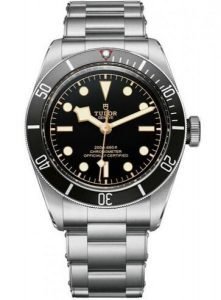 Replica Tudor Heritage Black Bay Matt Black Disc Steel Strap Watch 79230N-02