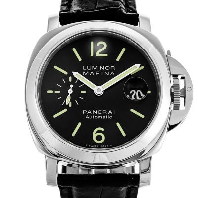 19.0 BLACK PANERAI LUMINOR MARINA PAM00104 MEN