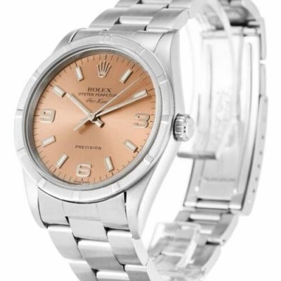 1_1-188-500×604-1 ROLEX AIR-KING SALMON QUARTER ARABIC DIAL STAINLESS STEEL MENS 14010M - Top Watches