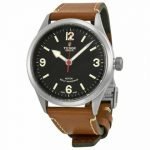 Replica Tudor Heritage Ranger Black Dial Brown Leather Mens Watch Watch 79910-BKASBRLS