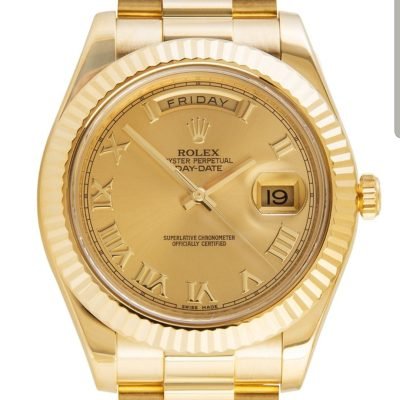 20200528_020713 Rolex Day-Date II 18K Yellow Gold President Gold Dial Automatic Men's Watch - Top Watches