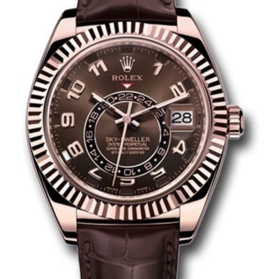 20200531_234316 ky-Dweller Everose Gold on Brown Leather Strap 326135 - Top Watches