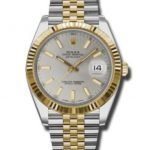 Datejust 2 tone 126333 white/grey dial — DR.WATCH