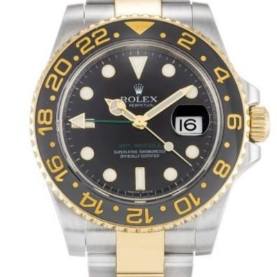 Rolex GMT Master Black Bezel Black Dial 80295 - DrWatch Premium Watch