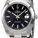 Datejust 36/ 41 Black/grey/blue Dial Automatic Stainless Steel Men's Watch 126300BKSO