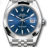 Datejust 36/ 41 Black/grey/blue Dial Automatic Stainless Steel Men's Watch 126300BKSO