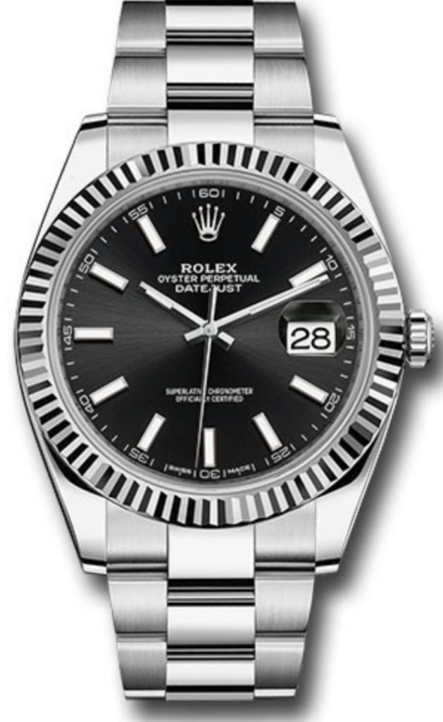 Datejust 126334  oyster black grey blue — DR.WATCH