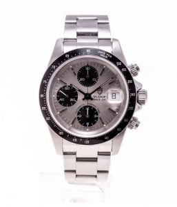 Prince Date Chronograph Stahl "small Block" 79260