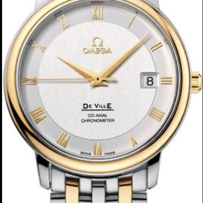 Omega De Ville Prestige 36mm Mens 2 Tone Watch 4374.31