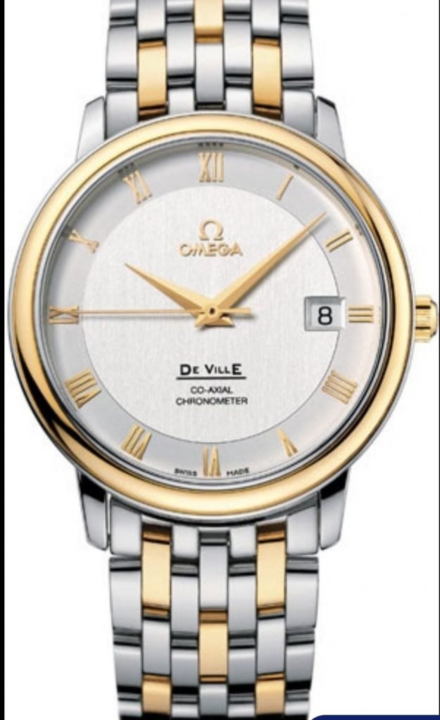 Omega De Ville Prestige 36mm Mens 2 Tone Watch 4374.31