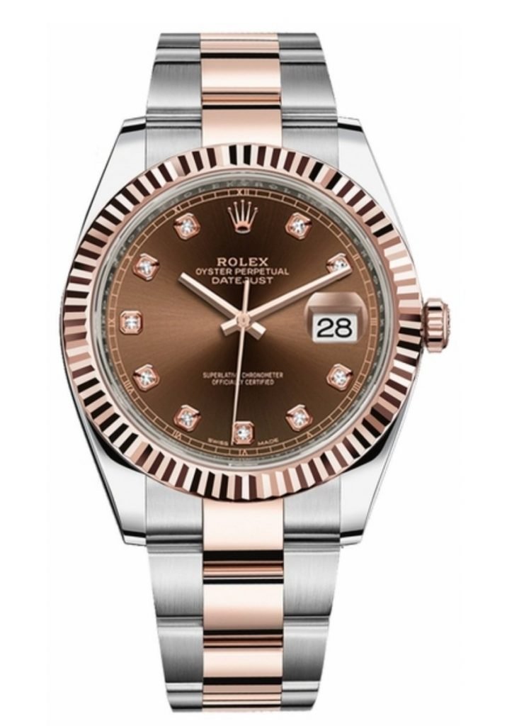  Datejust 41 Diamond Dial Men's Watch 126331