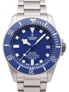 Replica Tudor Pelagos Blue Dial Titanium Strap Mens Watch 25600TB