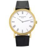 MEN PATEK PHILIPPE CALATRAVA 5120J WHITE ROMAN NUMERAL