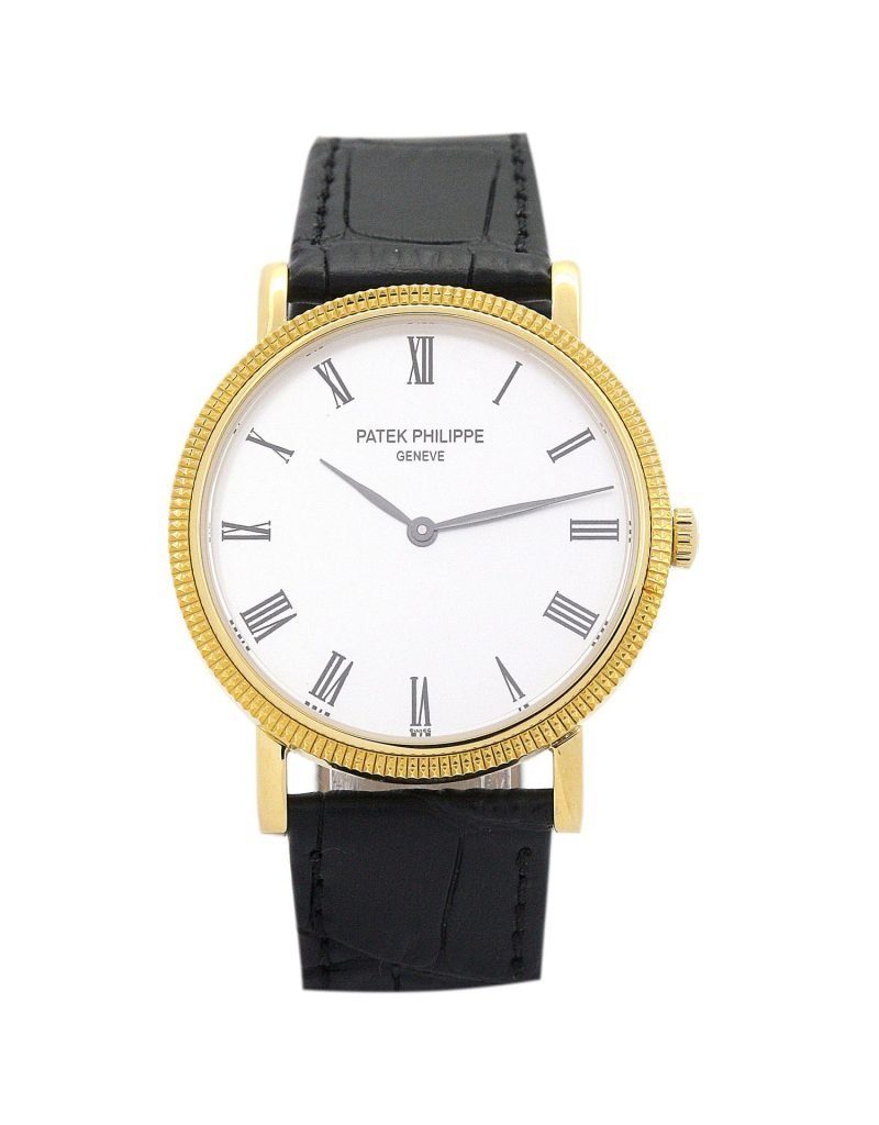 MEN PATEK PHILIPPE CALATRAVA 5120J WHITE ROMAN NUMERAL