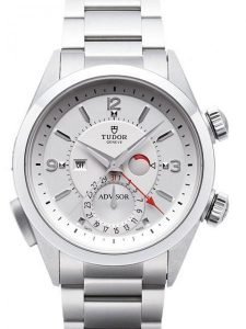 Replica Tudor Heritage Adivsor Silver Dial Steel Strap Mens Watch 79620T