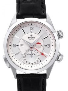 Replica Tudor Heritage Adivsor Silver Dial Croco Strap Mens Watch 79620T-1