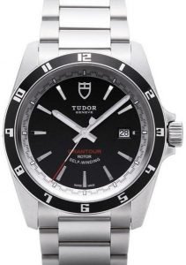 Replica Tudor Grantour Date Black Dial Steel Strap Mens Watch 20500N-1
