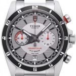 Replica Tudor Grantour Chrono Fly Back Grey Dial Steel Strap Mens Watch 20550N-3