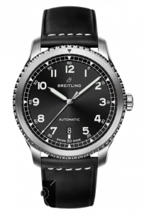 Breitling Navitimer 8 Automatic Black Dial Leather Strap Watch Replica