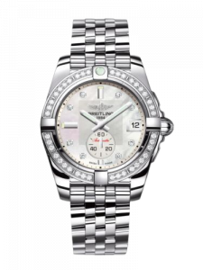 Replica Breitling Galactic 36 Automatic Chronometer Diamond Dial & Bezel A3733053/A717-376A