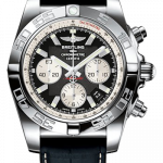 Replica Breitling Chronomat 44 Stainless Steel/Onyx Black/Croco Rubber/Folding AB011012/B967/296S/A20D.4