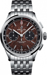 Replica Breitling Premier B01 Chronograph 42 Bentley Centenary Stainless Steel/Wood/Calf/Bracelet