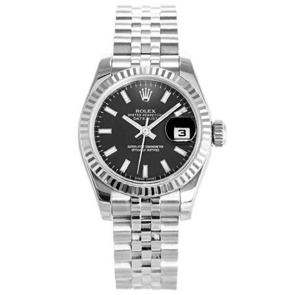 AUTOMATIC BLACK DATEJUST 179174 - Top Watches