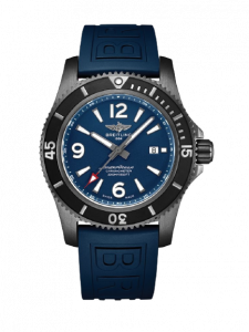 Replica Breitling Superocean Automatic 46 Black Steel Blue M17368D71C1S1