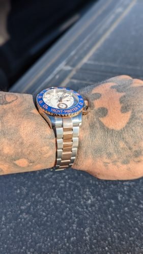 AUTOMATIC ROLEX YACHT-MASTER 116681 WHITE photo review