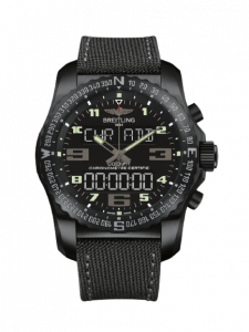 Replica Replica Breitling Professional Cockpit B50 Black Titanium Anthracite Military Strap Men's