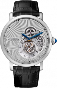 Replica Rotonde de Cartier Flying Tourbillon reversed dial watch