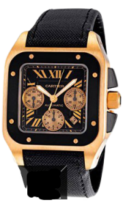 Replica Cartier Santos 100 Chronograph Mens Watch W2020003