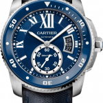 Replica Calibre de Cartier Diver blue watch WSCA0010
