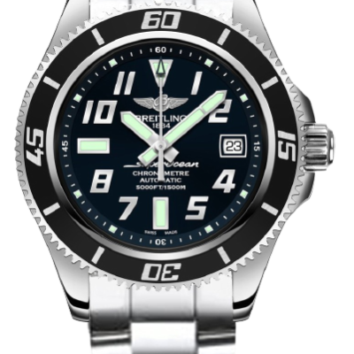 a1736402.ba28.161a-removebg-preview Breitling Superocean 42 Black Dial Stainless Steel Men's Watch A1736402/BA28/161A