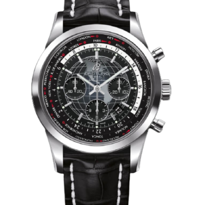 Breitling Transocean Chronograph Unitime Black AB0510U4/BE84/760P/A20BA.1 Replica Watch