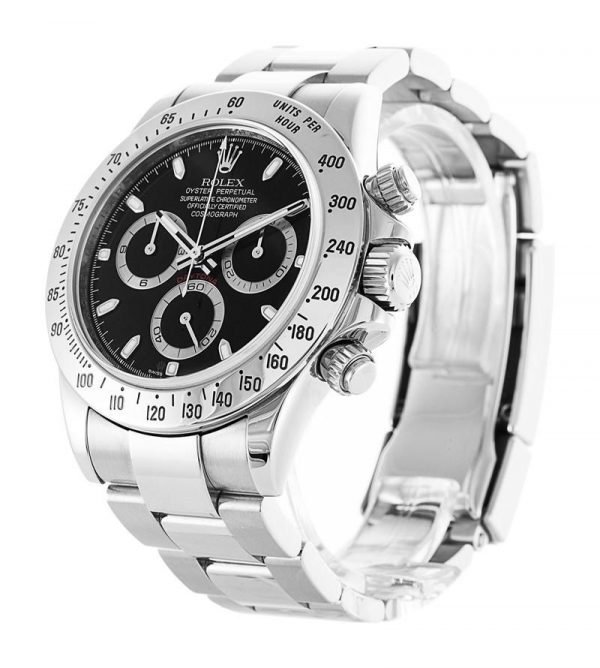 AUTOMATIC ROLEX DAYTONA 116520 BLACK DIAL - Top Watches