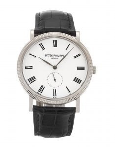 MEN PATEK PHILIPPE CALATRAVA 5119G WHITE ROMAN NUMERAL