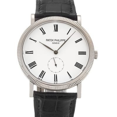 g51a2ij21rf591 MEN PATEK PHILIPPE CALATRAVA 5119G WHITE ROMAN NUMERAL