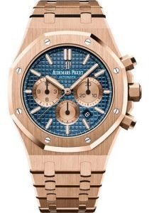 Royal Oak Chronograph Blue/Rose Gold