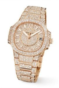 MEN PATEK PHILIPPE NAUTILUS 7021/1R 001 CHOCOLATE DIAMOND DIAL