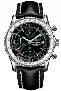 Replica Breitling Navitimer 01 Rose Gold Black Crocodile Deployant RB012012/BB07