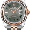 ROLEX DATEJUST II 116333 GREEN ROMAN - Top Watches